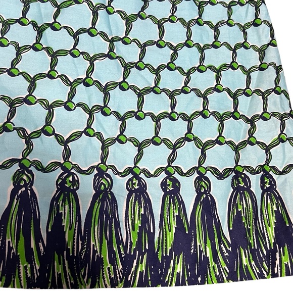 Lilly Pulitzer - Womens Bowen Tassel Strapless Dress Sz 4 - Picture 2 of 6